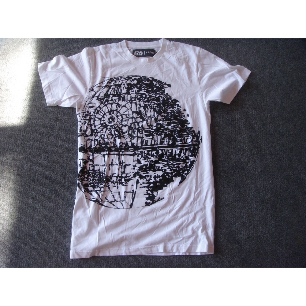 Star wars Le Fix adult S black white‎ t-shirt